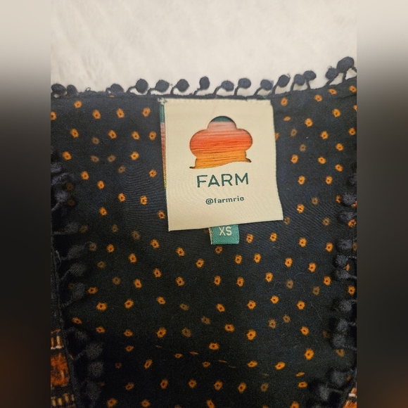 Farm Rio Mixed Patchwork Boho Minidress  Size XS - Picture 14 of 16